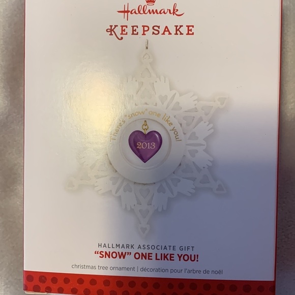 Hallmark keepsake ornament clue silver rocking horse gift  Snow one like you - Picture 6 of 9